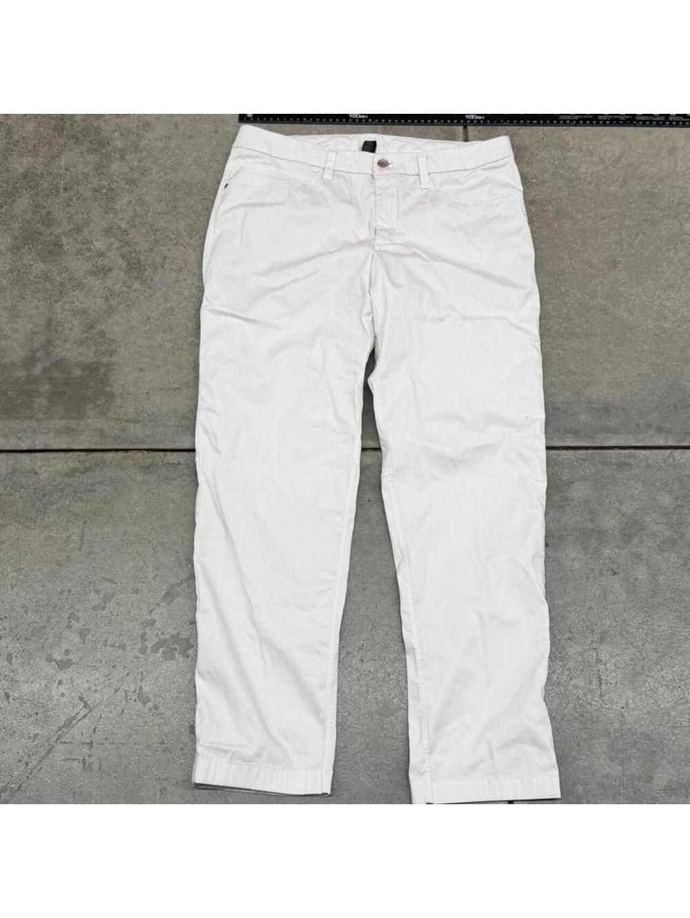 lululemon ABC Classic-Fit Trouser white straight leg chino pants size 31